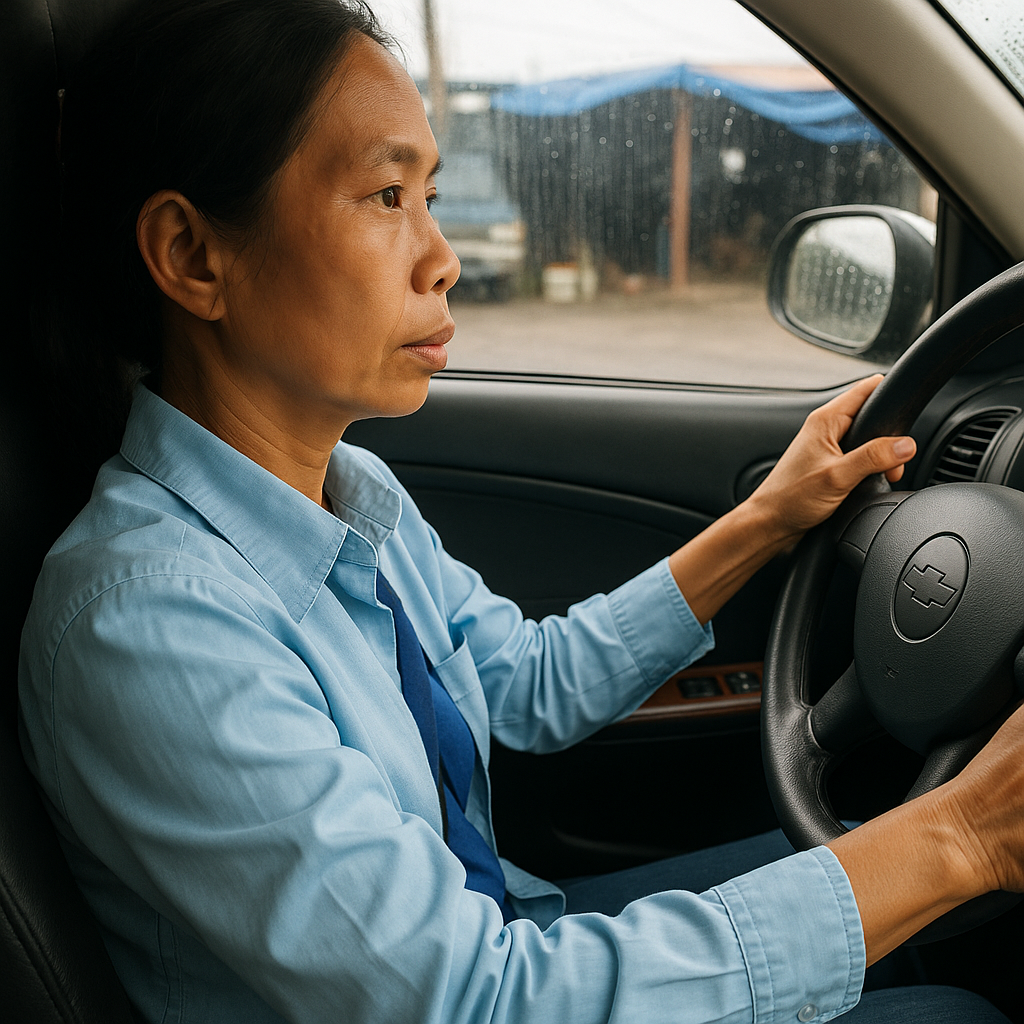 Chồng tôi làm nghề lái taxi công nghệ, quanh quẩn trong thành phố. Gần sáng mới về, ngày nào cũng vậy. Tôi cứ nghĩ anh chạy đêm đông khách, ai ngờ