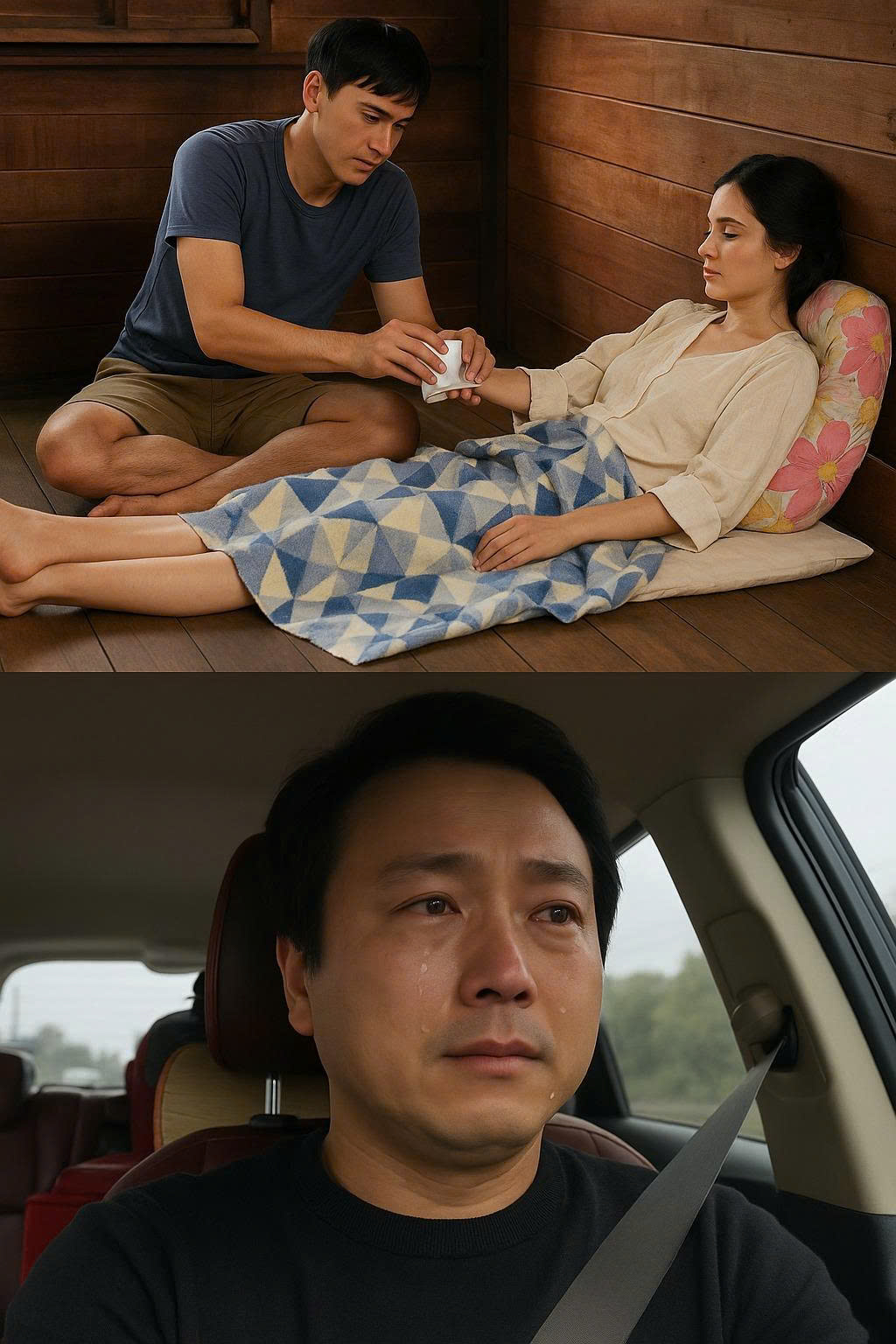 Vợ bị bị tai nạn liệt nên 4 tháng rồi tôi không được làm chuyện ấy, bí bách quá tôi để mặc cô ta 10 ngày trời để đi xả láng với em gái cùng công ty.