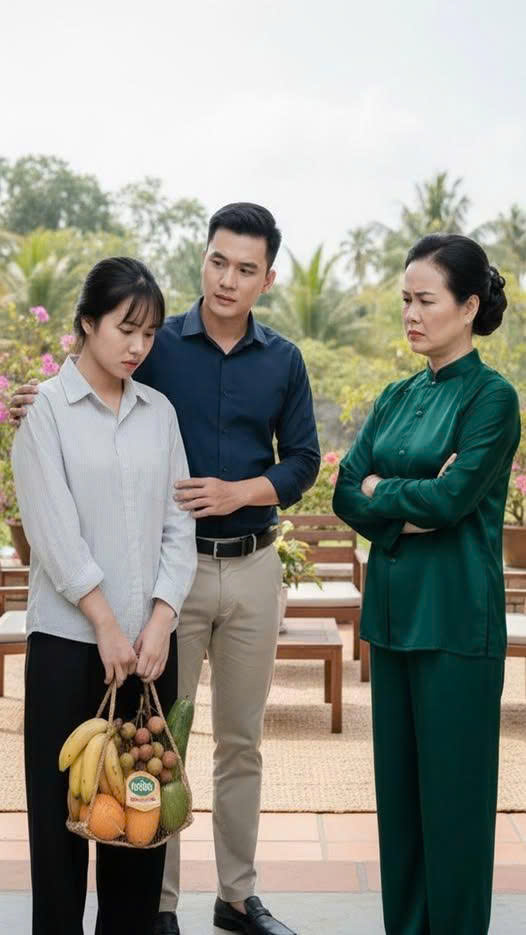 Cô gái ngh//èo chỉ mang giỏ hoa quả tới nhà bạn trai ra mắt, ai ngờ bị mẹ bạn trai tỏ thái độ