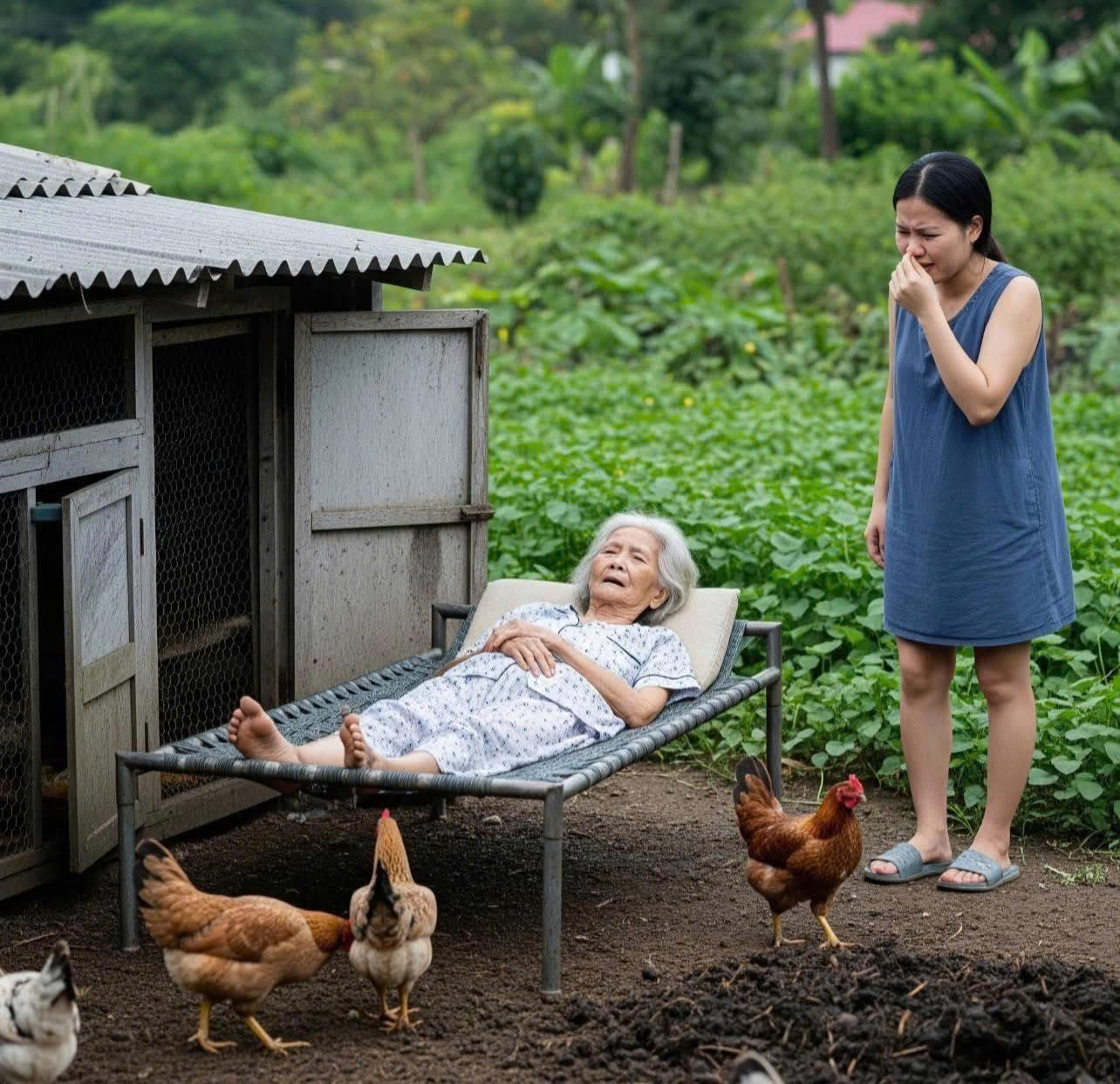 “Già rồi chỉ tổ đ:ái kh:ai, chật nhà” – Bà cụ bị con đẩy ra ở gần chuồng gà ngủ tạm. Đêm mưa cuối cùng, bà bỗng biến mất –