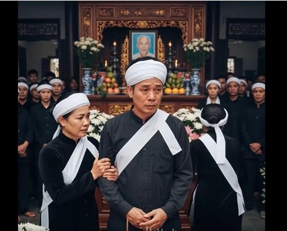 Trong đám tang bố chồng, vợ vỡ lẽ chồng đã nuôi vợ bé suốt 16 năm qua