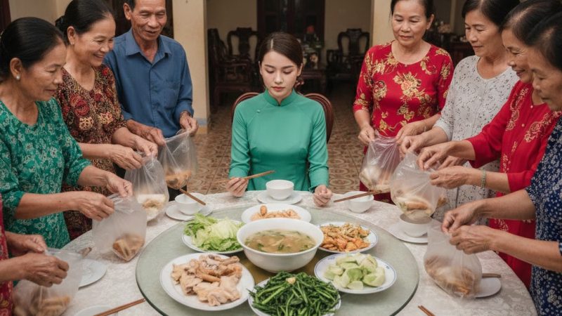 Ăn cỗ quê mừng 1 triệu, tôi ấm ức vác bụng đói về vì tục lấy phần