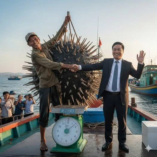 Anh ngư dân vớt được một “con nhím biển” nặng 300kg, bán ngay cho vị khách lạ với giá 800 triệu nhưng thứ đó không phải nhím biển mà là…