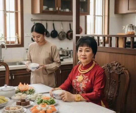 Mẹ chồng ch;ê con dâu quê mùa, luôn bắt ngồi dưới góc bếp khi ăn cơm, đến ngày bà nằm liệt mới té ng/ửa về gia thế của nhà thông gia