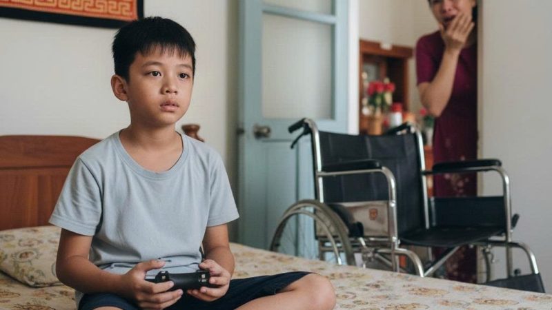 Ba năm nằm bất động, ai cũng nghĩ thằ;ng bé nhà chị Duyên không còn cảm nhận được gì nữa. Vậy mà đúng đêm mưa gió ấy