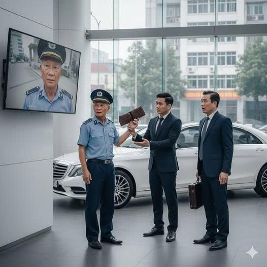 Ông Thuật lặng đi một lúc lâu. Rồi ông mở ví của mình, rút ra một bức ảnh đã ngả vàng, mép rách