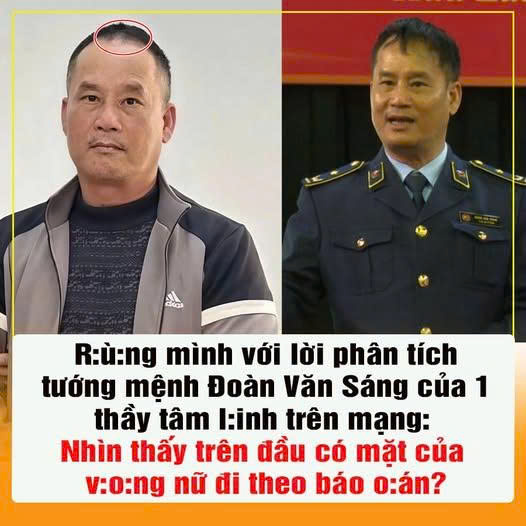 R:ù:ng mình với lời phân tích của một thầy tâm linh trên mạng với Đoàn Văn Sáng