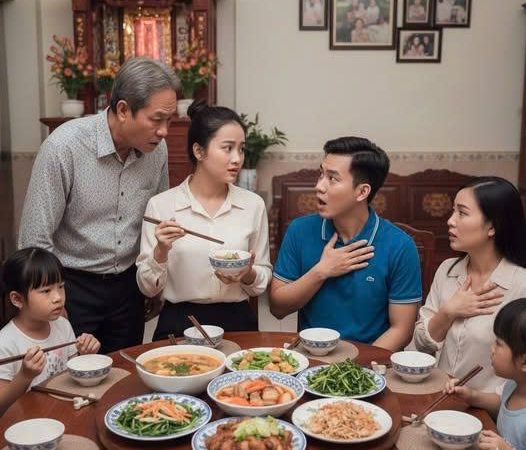 Bên trong là một xấp tiền đã ố vàng. — “Số tiền này, bác giữ suốt hai mươi năm. Hôm nay, bác mới có thể trả.”