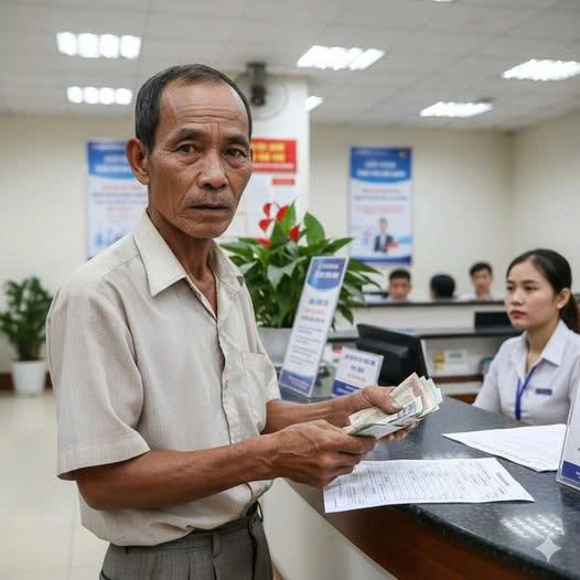 Ông đưa tờ giấy ghi sẵn số tài khoản. Không phải một mà là ba tài khoản khác nhau. Cô nhân viên gõ máy, rồi khựng lại
