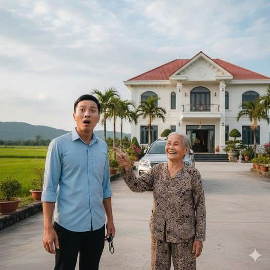 Tiện đường chở giúp việc về quê, mới biết nhà bà ấy to đẹp gấp 10 nhà tôi. Bà mời vào nhà ăn cơm, chưa kịp định thần lại thì tôi tiếp tục gặp cú s;ố;c tiếp theo.