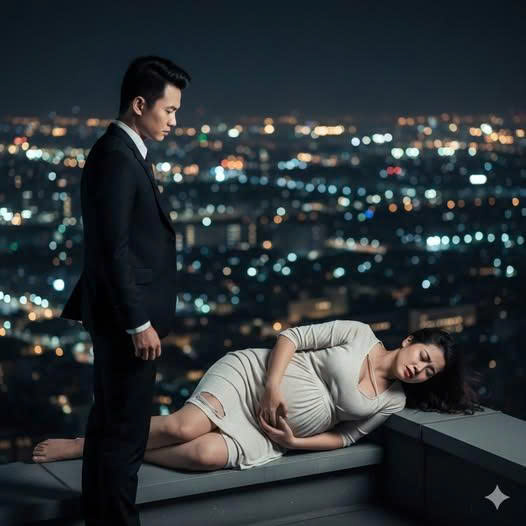 Đêm Hà Nội vào đông, gió rít từng hồi qua những khe hở của sân thượng tầng 35. Mai ôm lấy chiếc bụng bầu vượt mặt đã bước sang tháng thứ tám, khẽ rùng mình