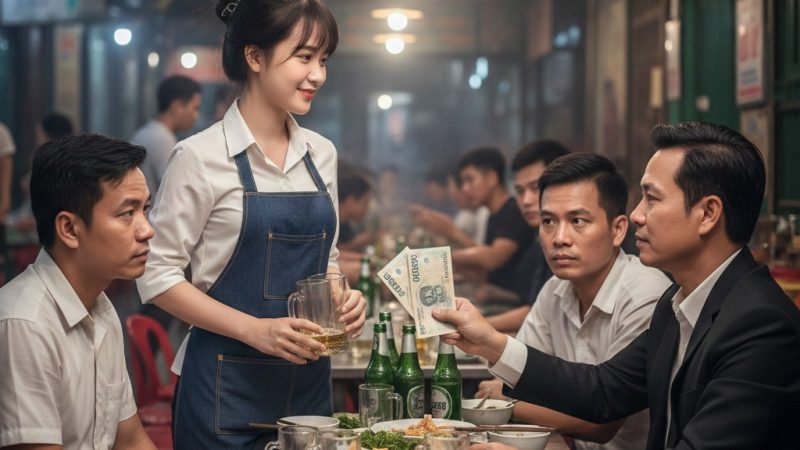 Cô sinh viên trẻ đẹp rửa cốc ở quán bia được vị giám đốc boa cho 1 triệu và hỏi tên cô gái. Chỉ đúng 1 tuần sau, vợ con ông ấy đến gặp cô gái nói cho cô 1 sự thật điếng người