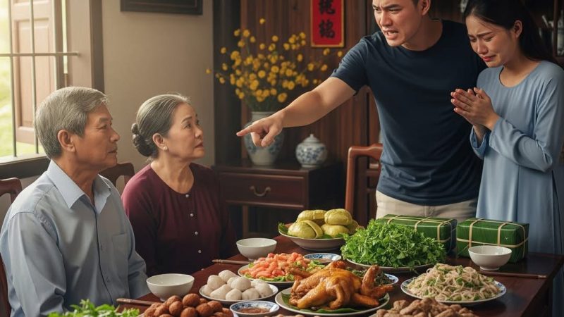 Bố mẹ tôi làm mâm cơm quê, toàn đồ sạch để mời con rể tương lai đến ăn mà không ngờ anh không thèm động đũa lấy 1 miếng, lại còn hỏi rất vô duyên