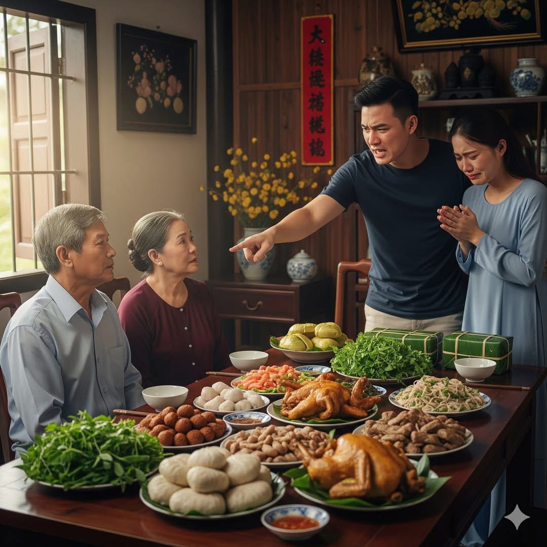 Bố mẹ tôi làm mâm cơm quê, toàn đồ sạch để mời con rể tương lai đến ăn mà không ngờ anh không thèm động đũa lấy 1 miếng, lại còn hỏi rất vô duyên