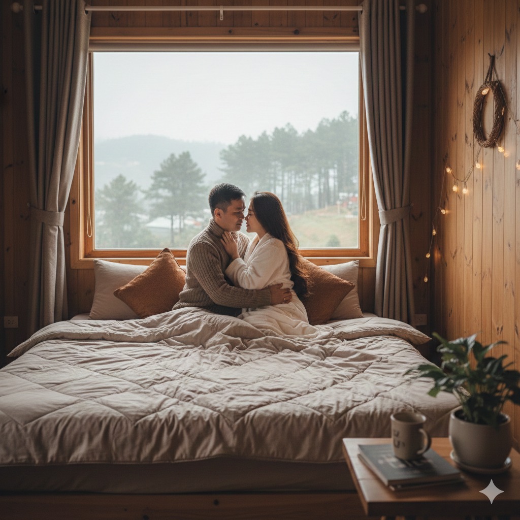 Đi công tác Đà Lạt, tôi tình cờ gặp lại vợ cũ, sau một đêm mặn nồng, màu đỏ trên chăn làm tôi đứng người