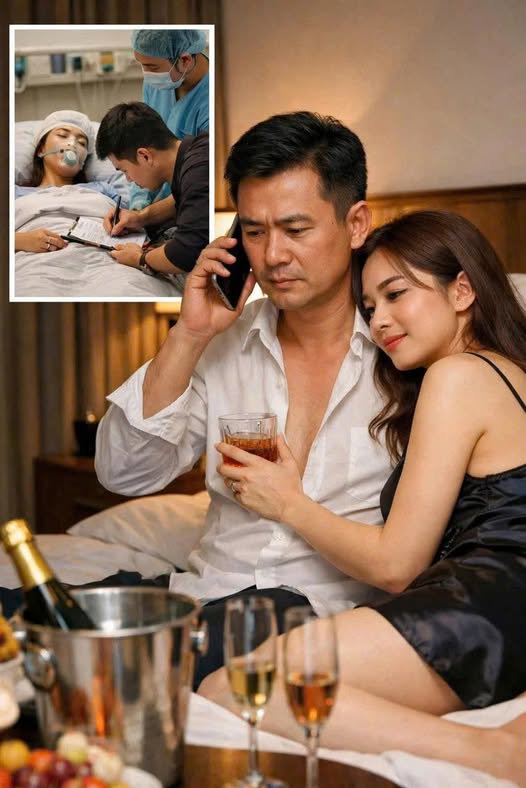 Đang “vui vẻ” với b:ồ trong khách sạn thì nhận được điện thoại vợ vào viện m:ổ cấp cứu.