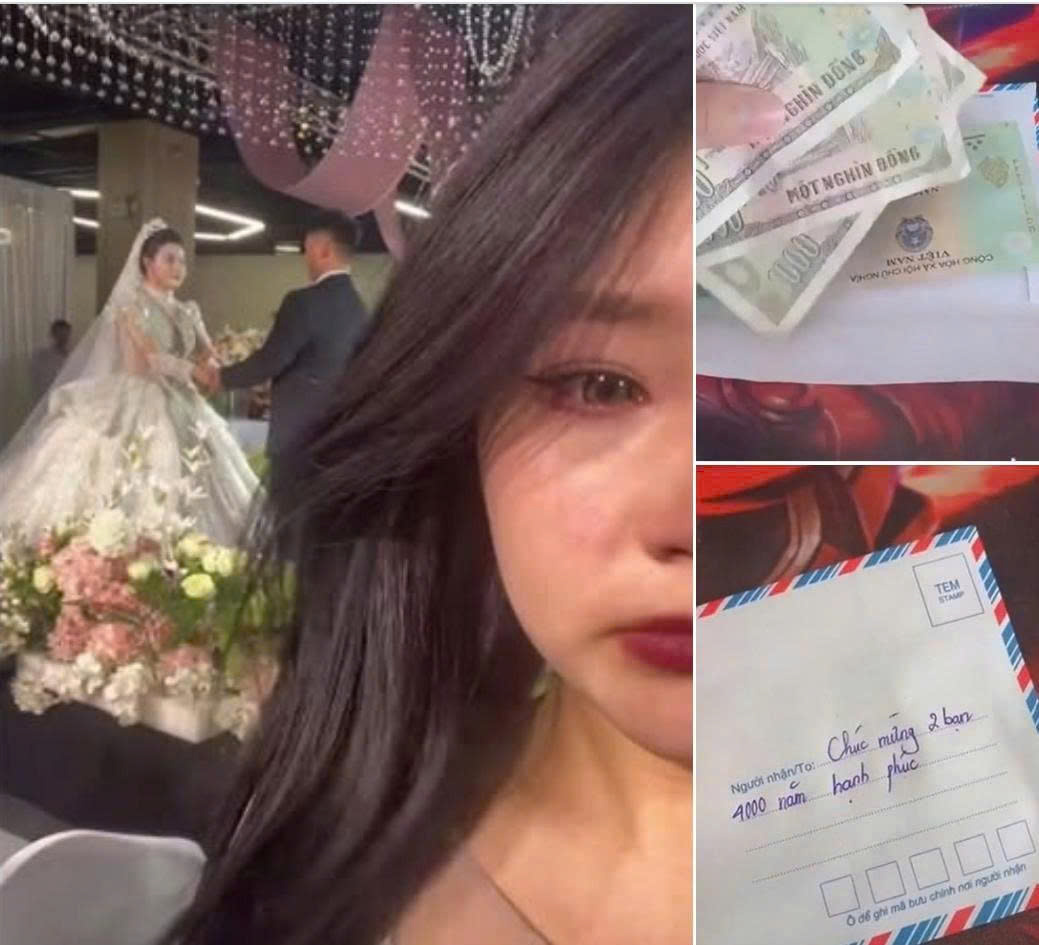 Dự đám cưới người yêu cũ, cô gái mừng phong bì 503 nghìn. Chú rể đăng đàn hỏi CĐM nghĩa là gì thì..
