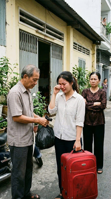 Thấy tôi rời khỏi nhà chồng với 2 bàn tay trắng, bố chồng nhờ cầm vứt hộ túi rác, ra đến cổng mở ra thì nghẹn đắng, tay run bần bật khi thấy…
