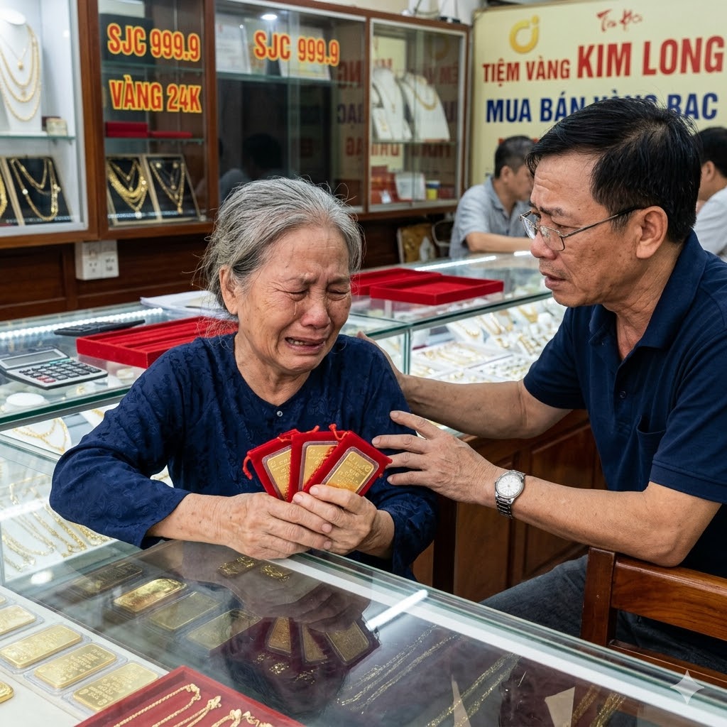 Bán đất mua 20 cây vàng để dành làm hồi môn cho con gái, ngày con cưới đem ra