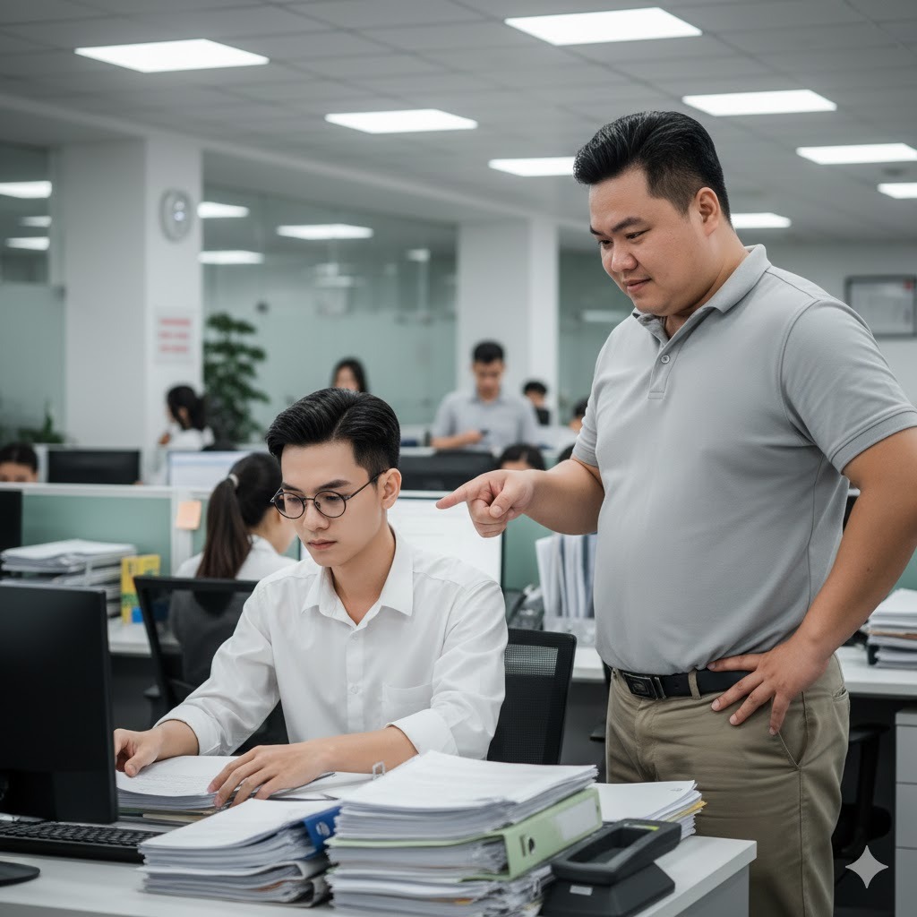 Chủ tịch trẻ vừa về nhậm chức nhưng muốn giấu thân phận, đành cải trang thành một nhân viên bình thường để nắm bắt tình hình công ty.