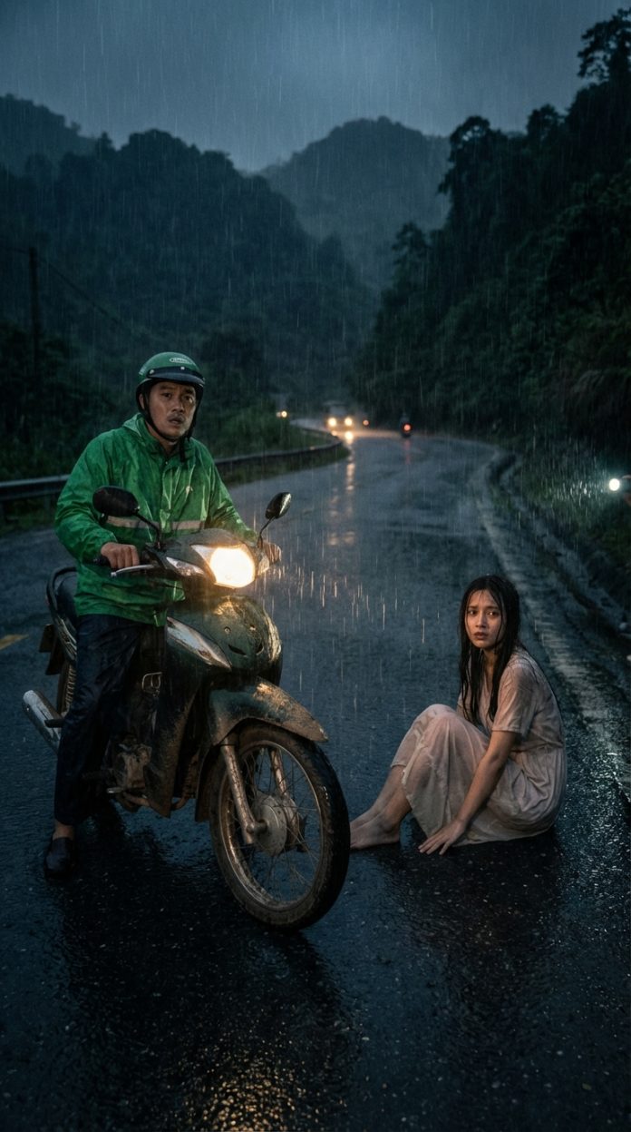 Chiều hai mươi tám Tết, con đường đèo quanh co chìm trong làn sương mỏng. Trời se lạnh, gió thổi hun hút, mang theo mùi khói bếp từ những mái nhà xa xa dưới chân núi