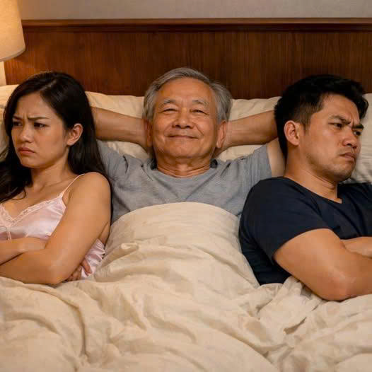 Đêm tâ;/n h-ôn đầu tiên, bố chồng đòi nằm giữa hai vợ chồng vì phong tục “v;/ía đẻ con trai” — đúng 2h sáng, tôi thấy người mình…