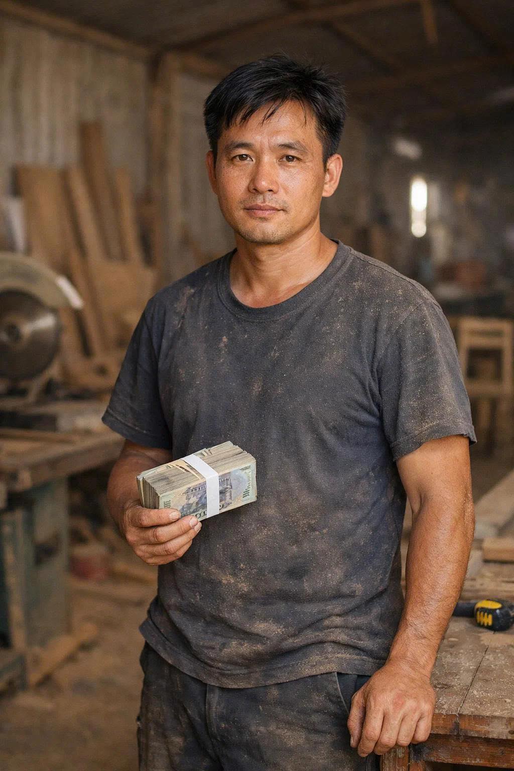 7 năm Đi xuất khẩu lao động tháng nào cũng gửi tiền đầy đủ cho bố mẹ.