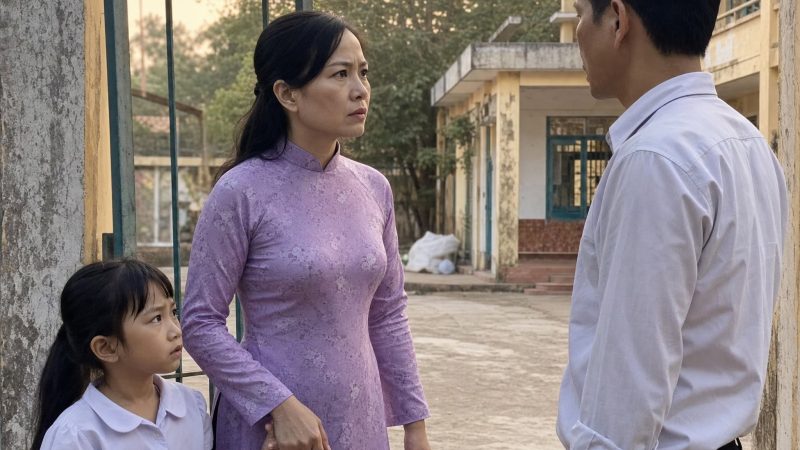 Thấy Người Cha Đến Đón Con Có Điều Bất Thường