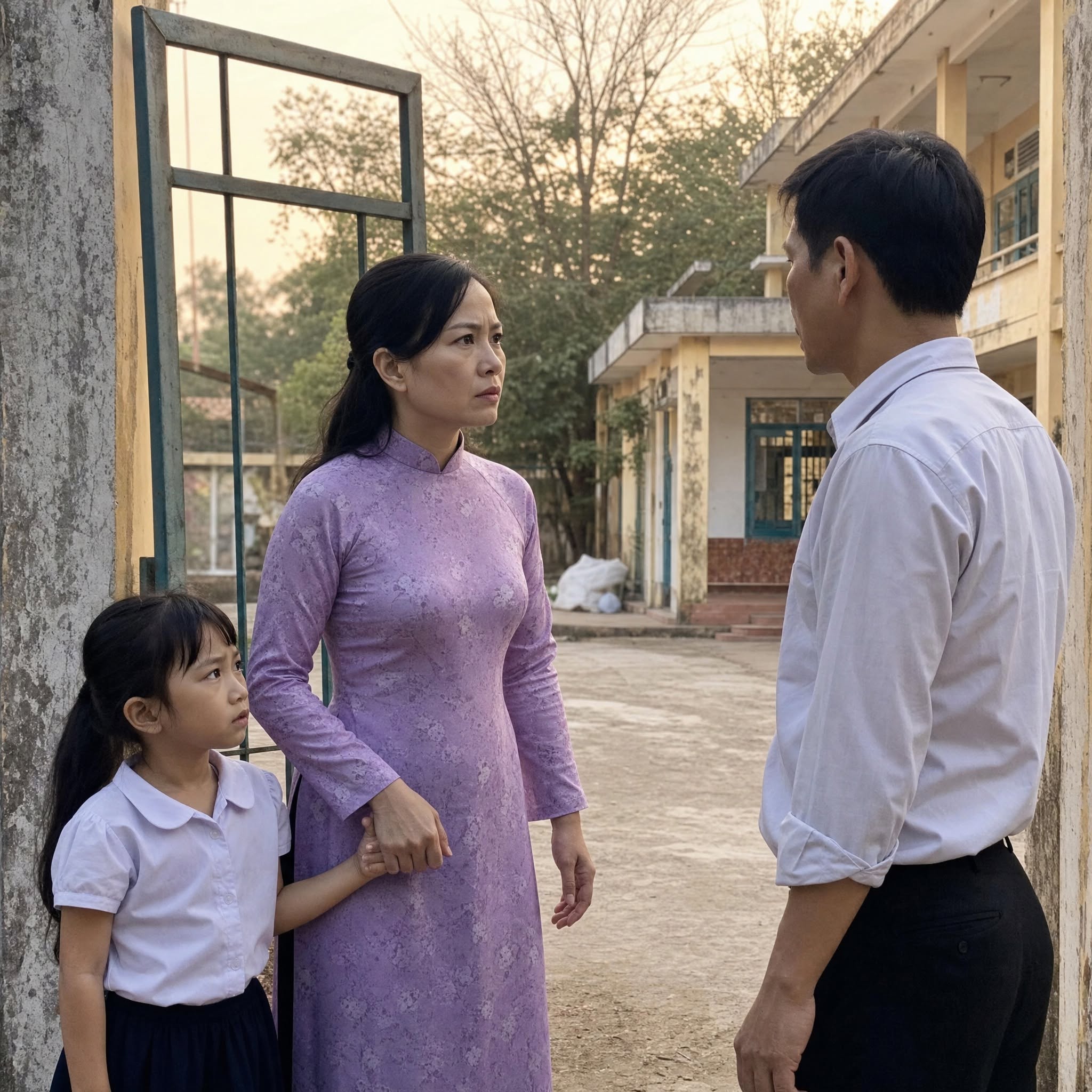 Thấy Người Cha Đến Đón Con Có Điều Bất Thường