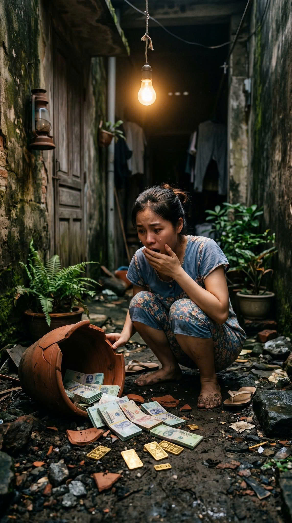 Tôi vừa tốt nghiệp kinh tế không dư giả nên thuê tạm một căn trọ cũ giá 500 ngàn/tháng. Đêm đầu tiên